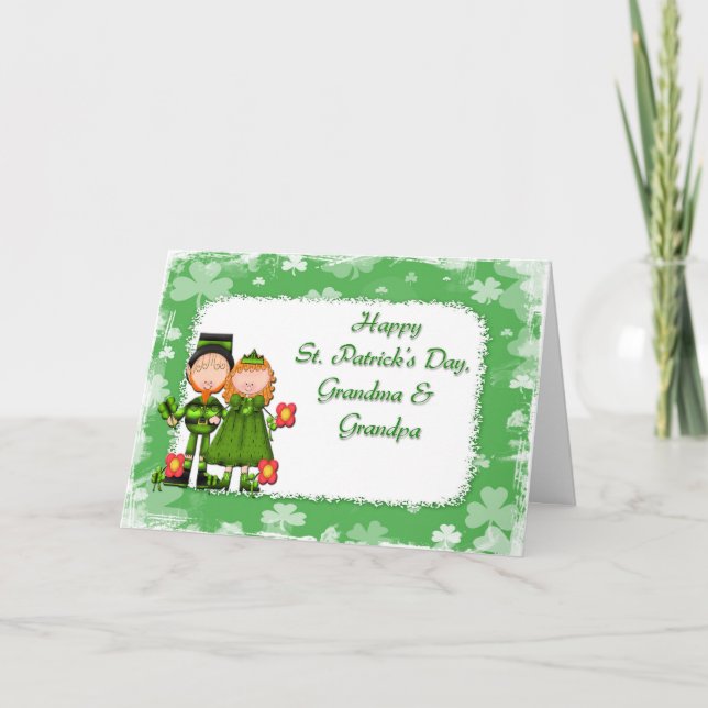 Saint Pats Grandparents Card (Front)