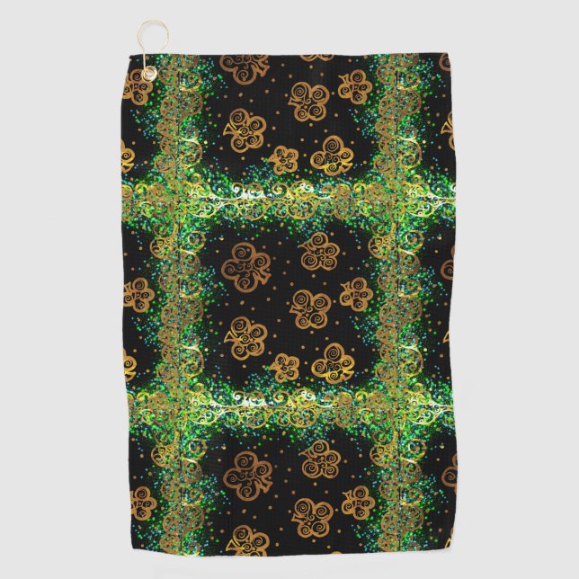 Saint Patty Art Golf Towel (Front)