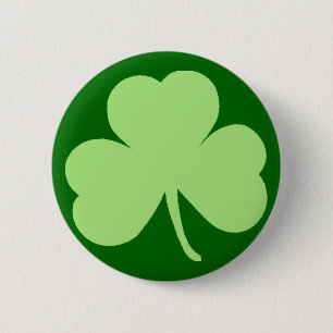 Saint Pattys Day Shamrock 6 Cm Round Badge