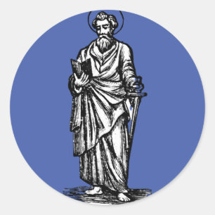 Saint Paul Apostle to the Gentiles Classic Round Sticker