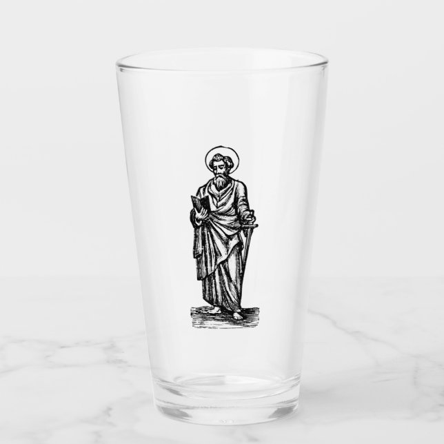 Saint Paul Apostle to the Gentiles Glass (Front)