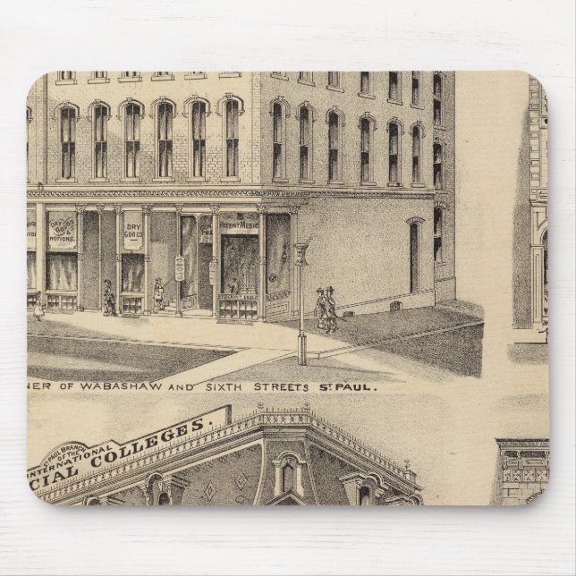 Saint Paul Business College, Minnesota Mouse Pad (Front)