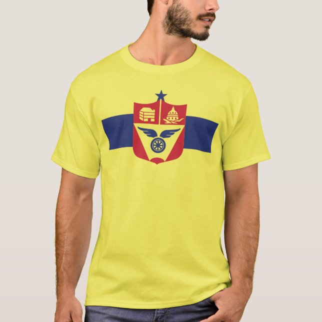 Saint Paul Flag Design Yellow T-Shirt (Front)