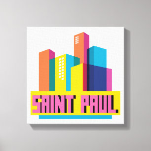 Saint Paul in Design Canvas Print