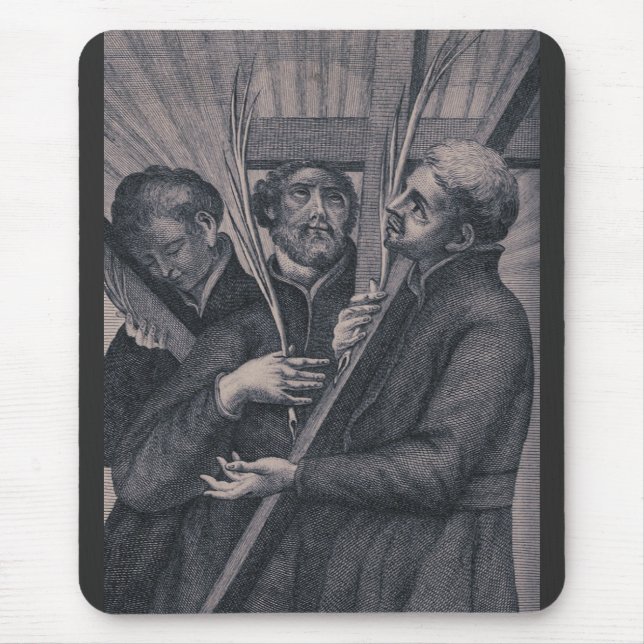 Saint Paul Miki Japanese Catholic evangelis Mouse Pad (Front)