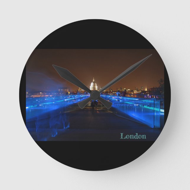 Saint Paul Night Wall Clock (Front)