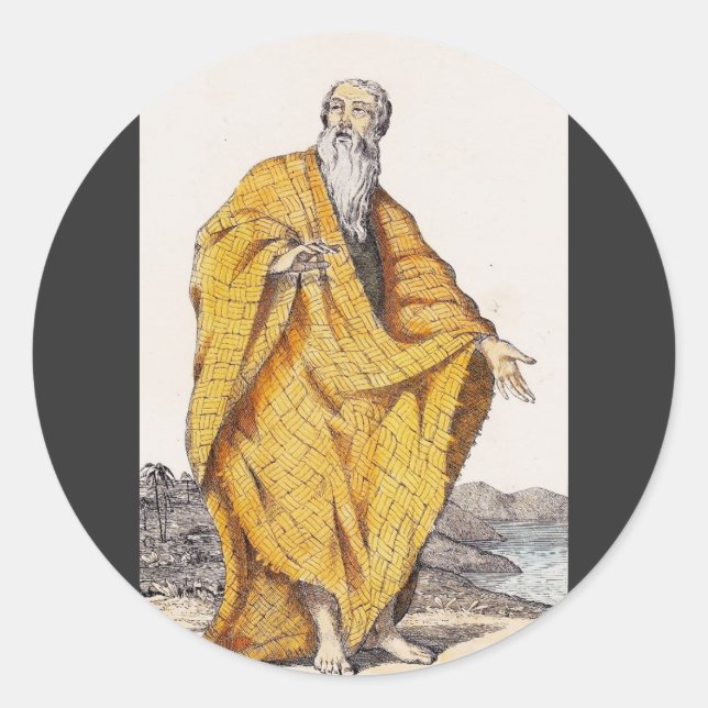 Saint Paul of Thebes Classic Round Sticker (Front)