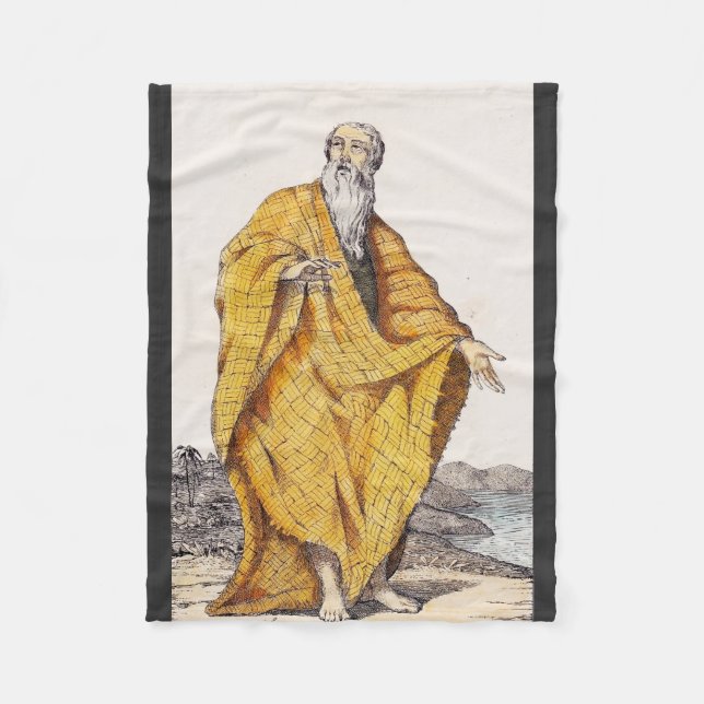 Saint Paul of Thebes Fleece Blanket (Front)