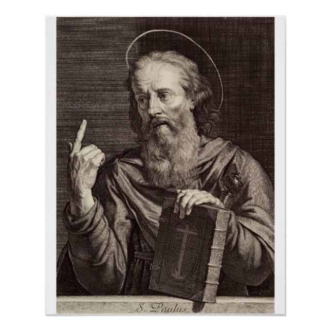 Saint Paul the Apostle by Philippe de Champaigne Poster (Front)