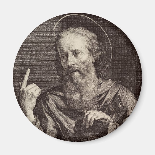 Saint Paul the Apostle Patron Saint of Writers Magnet (Front)