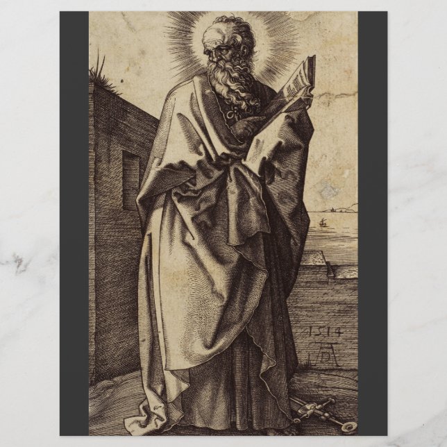 Saint Paul the Apostle Teacher of Nations Art Flyer (Front)