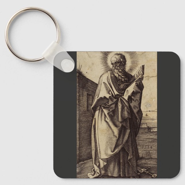 Saint Paul the Apostle Teacher of Nations Art Key Ring (Front)