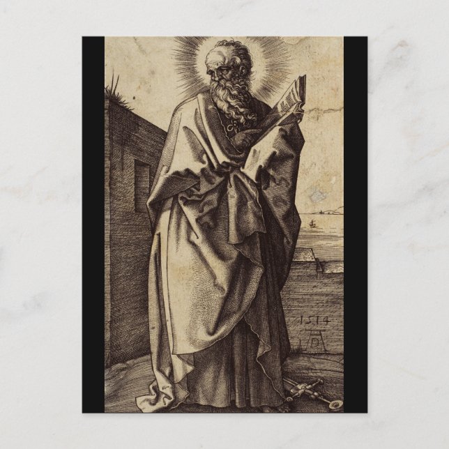 Saint Paul the Apostle Teacher of Nations Art Postcard (Front)