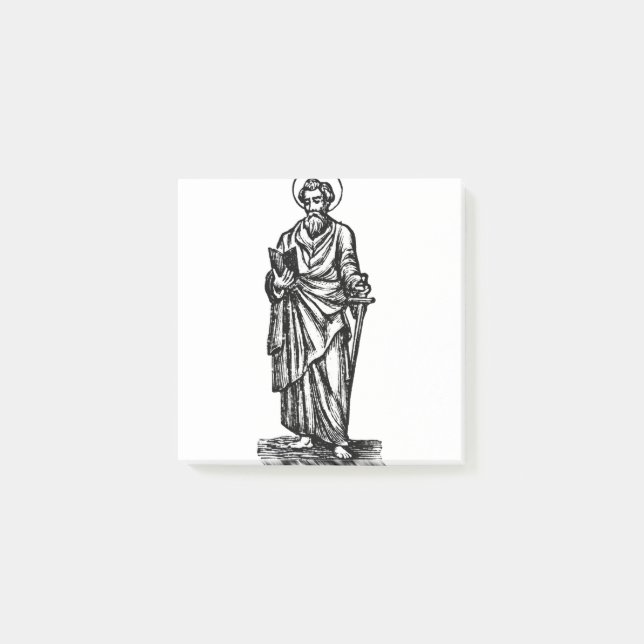Saint Paul the Apostle with Sword Sacred Art Post-it Notes (Front)