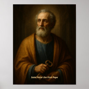 Saint Peter Art Print - First Pope of Catholic