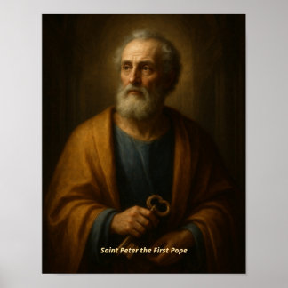 Saint Peter Art Print - First Pope of Catholic