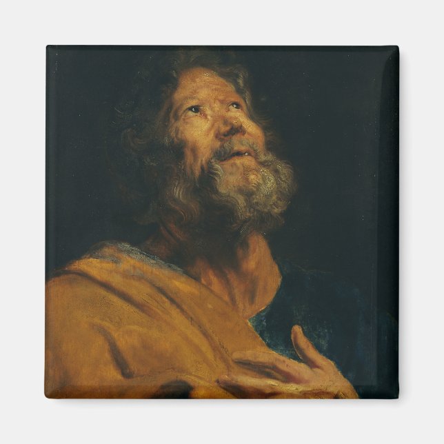 Saint Peter by Antoon van Dyck  Magnet (Front)