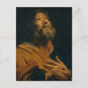 Saint Peter by Antoon van Dyck Postcard