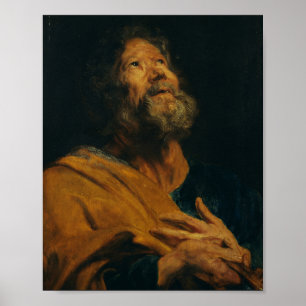 Saint Peter by Antoon van Dyck Poster