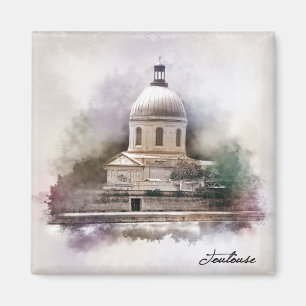 Saint Peter's Basilica in Toulouse. Magnet
