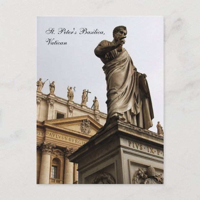 Saint Peter's Basilica, Vatican Postcard (Front)