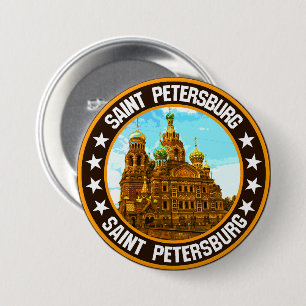 Saint Petersburg 7.5 Cm Round Badge