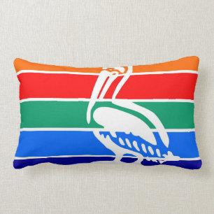 Saint Petersburg city flag  Florida America Lumbar Cushion