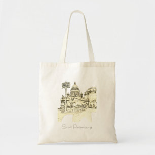 Saint Petersburg City Russia Architecture Tote Bag