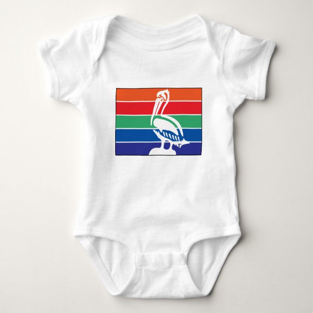 Saint Petersburg Florida Baby Bodysuit (Front)