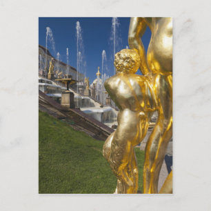 Saint Petersburg, Grand Cascade fountains Postcard