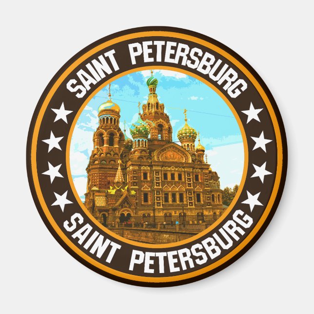 Saint Petersburg                                   Magnet (Front)