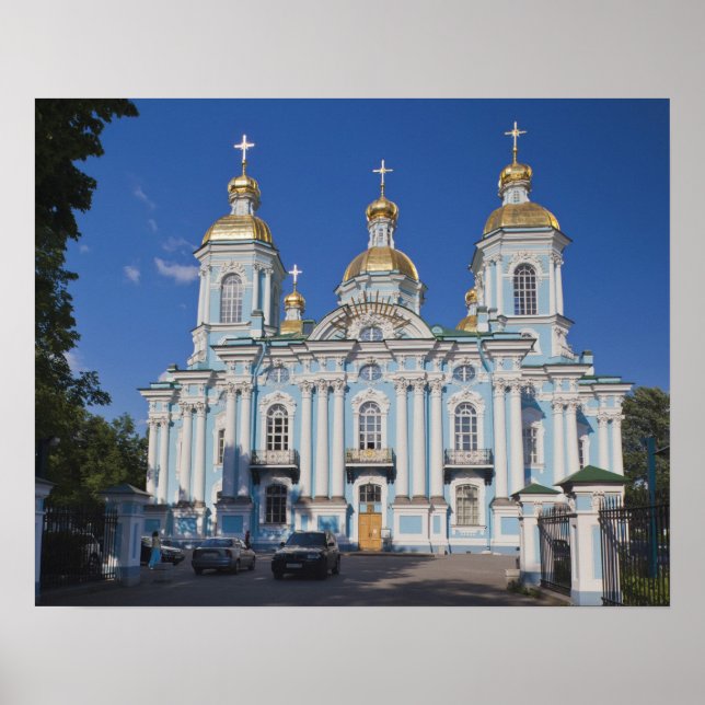 Saint Petersburg, Mariinsky, Nikolsky Cathedral Poster (Front)