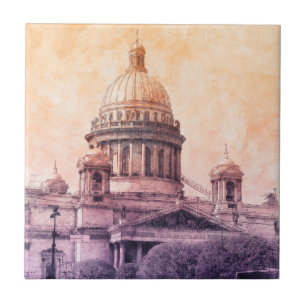 Saint Petersburg Russia Ceramic Tile Wall Decor