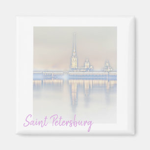 Saint Petersburg Russia City View Landscape Magnet