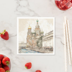 Saint Petersburg Russia Cloth Napkins – Travel 
