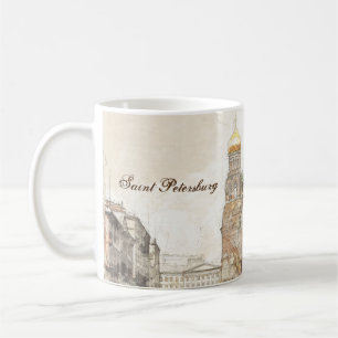 Saint Petersburg Russia Coffee Mug Scenic City