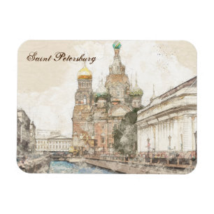 Saint Petersburg Russia Magnet – Travel Souvenir