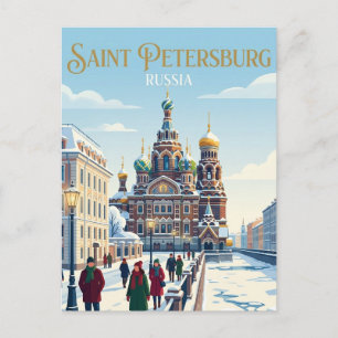 Saint Petersburg Russia Postcard