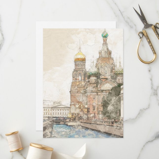 Saint Petersburg Russia Program | City Guide Event Programme (Front/Back In Situ)