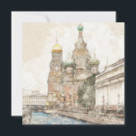 Saint Petersburg, Russia Wedding Advice Card<br><div class="desc">Saint Petersburg, Russia Wedding Advice Card – Elegant Travel-Inspired Guest Message Keepsake Add a charming, international flair to your wedding or event with this Saint Petersburg, Russia-themed advice card. Designed for guests to leave heartfelt wishes, marriage tips, or fun notes, this travel-inspired design is perfect for destination weddings, travel lovers,...</div>