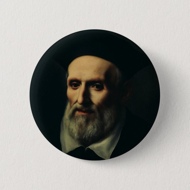 Saint Philip Neri Second Apostle of Rome 6 Cm Round Badge (Front)