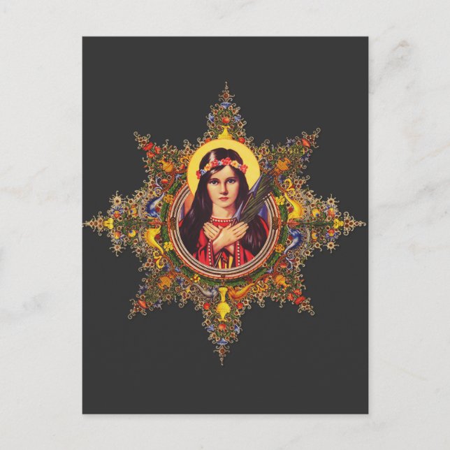 Saint Philomena Art Postcard (Front)