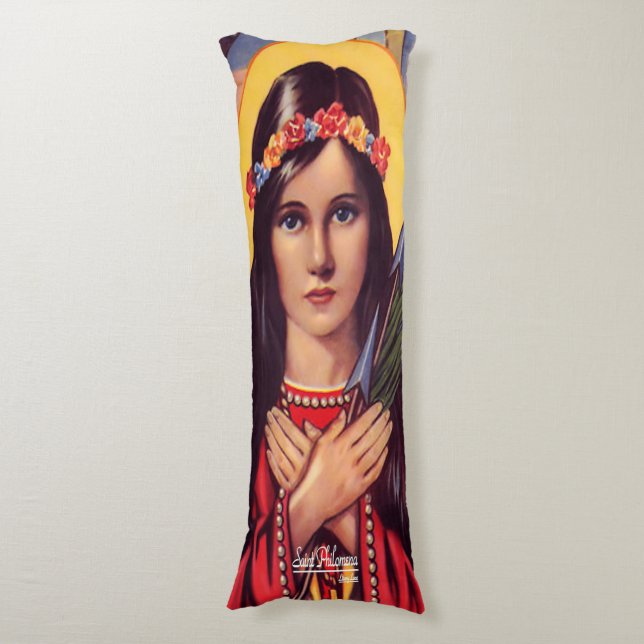 Saint Philomena Body Cushion (Front Vertical)