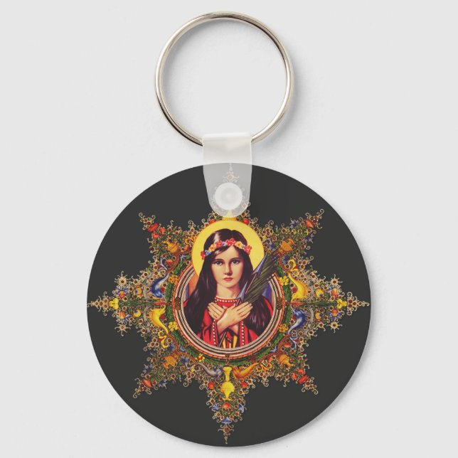 Saint Philomena Key Ring (Front)
