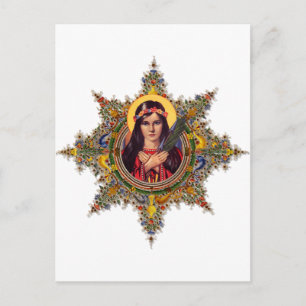 Saint Philomena, patron of babies & children Postcard