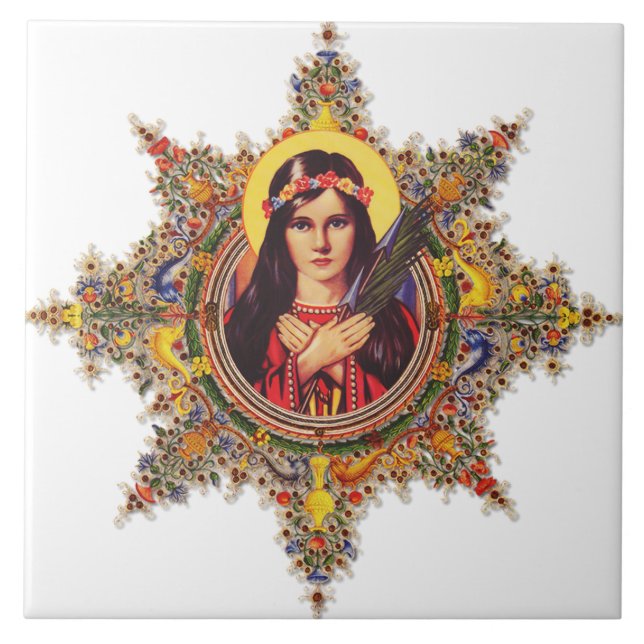 Saint Philomena Tile (Front)