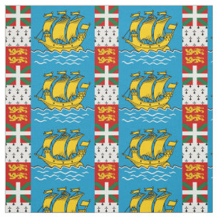 Saint Pierre and Miquelon Flag Fabric