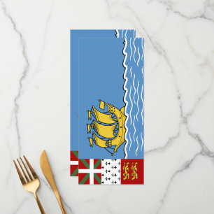 Saint Pierre and Miquelon flag Menu