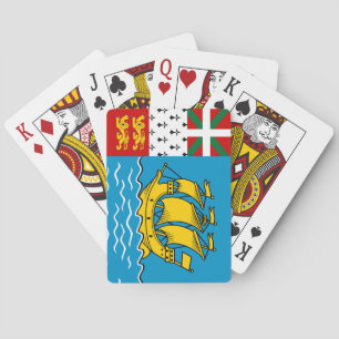 Saint Pierre and Miquelon Flag Playing Cards