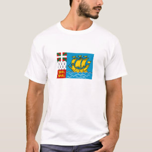 Saint Pierre and Miquelon Flag T-Shirt